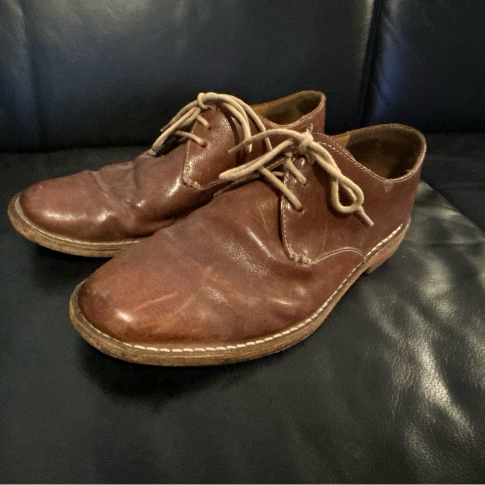 Classic Brown Leather Men's Shoes